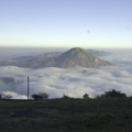 A captivating view of Nandi Hills in Karnataka, showcasing its serene beauty and lush landscapes, making it a tranquil gem for tourists to explore.