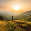 A mesmerizing view of Vagamon's lush green landscapes, showcasing the serene beauty of nature.
