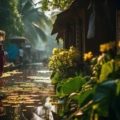 Scenic view of Kerala Backwaters - best places to travel with family