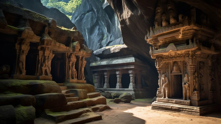 Discover the mesmerizing Yana Caves nestled in Karnataka, India. These enigmatic caves offer a unique adventure through stunning rock formations and natural beauty.