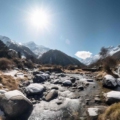 A mesmerizing view of the lush green landscapes and snow-capped peaks in Chopta, the Hidden Paradise for Nature Enthusiasts.