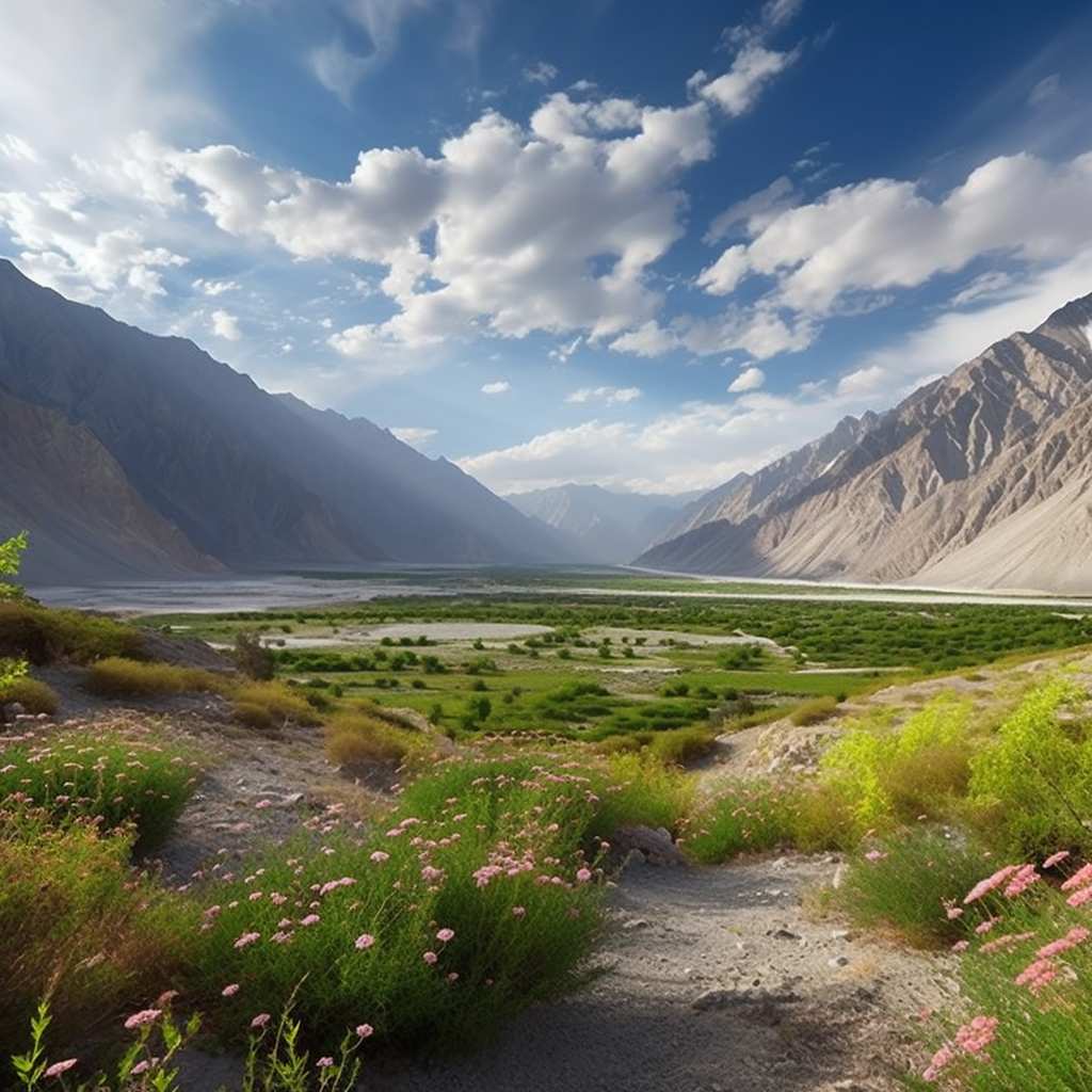 Breathtaking landscape of Nubra Valley, a hidden gem in nature's embrace.