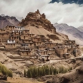A breathtaking view of the snow-capped mountains in Spiti Valley, Himachal Pradesh.